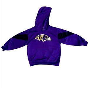 NFL Ravens hoodie sweatshirt Kids Size Extra Small 4/5